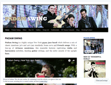 Tablet Screenshot of padamswing.com